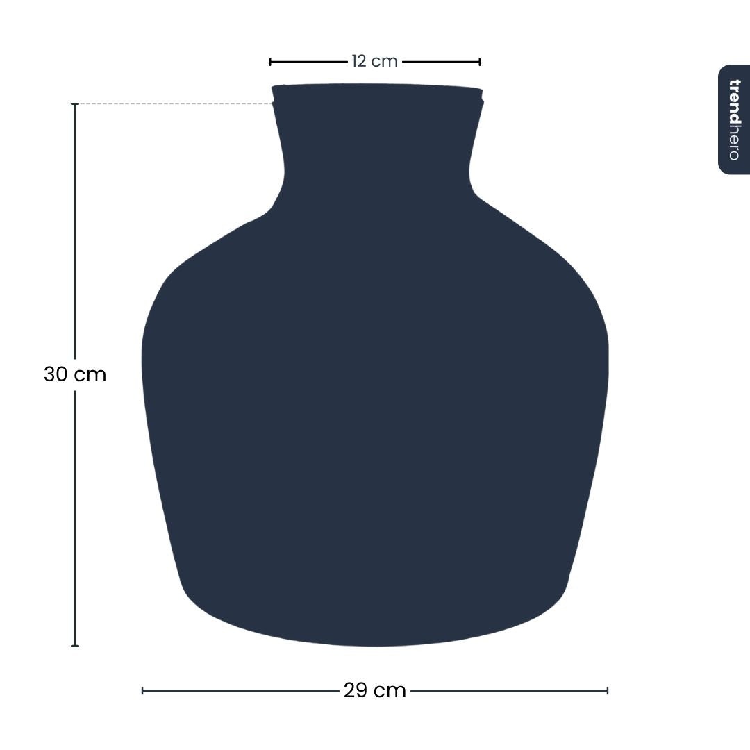 Terrarium Bottle 'Fat Joe' - Incl. Led Cork - Closed Terrarium  Ø 29 Cm ↑ 30 Cm
