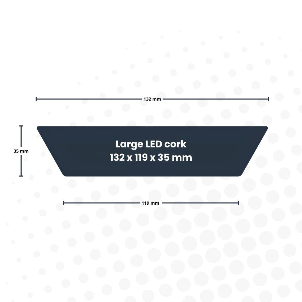 Cork With Led - Terrarium Cork With Light -  3 Sizes Available