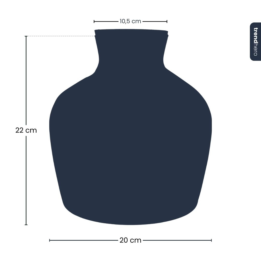 Terrarium Bottle 'Little Joe' - Incl. Led Cork - Closed Terrarium Ø 20 Cm ↑ 22 Cm
