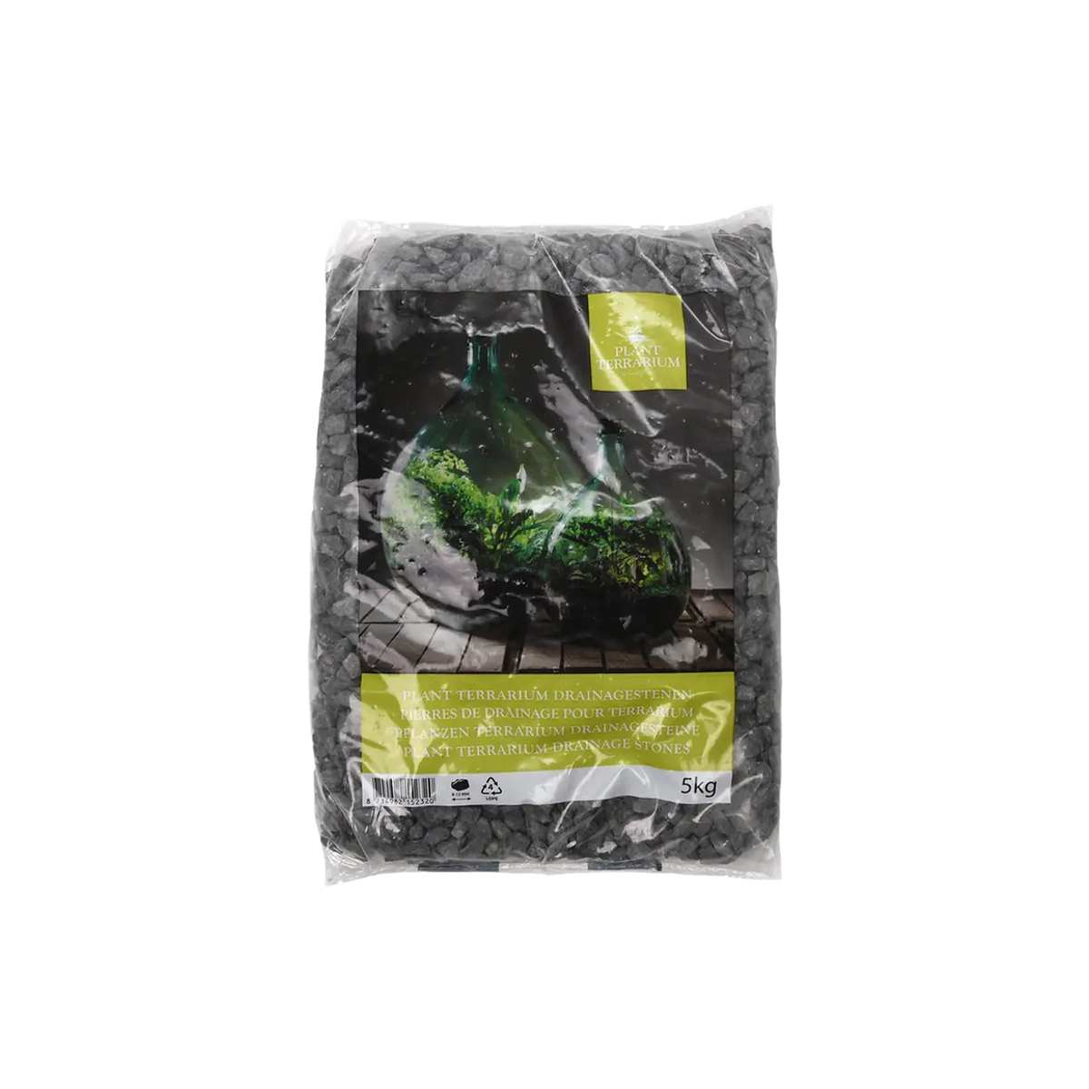 Black Drainage Gravel For Terrarium - 5 Kg