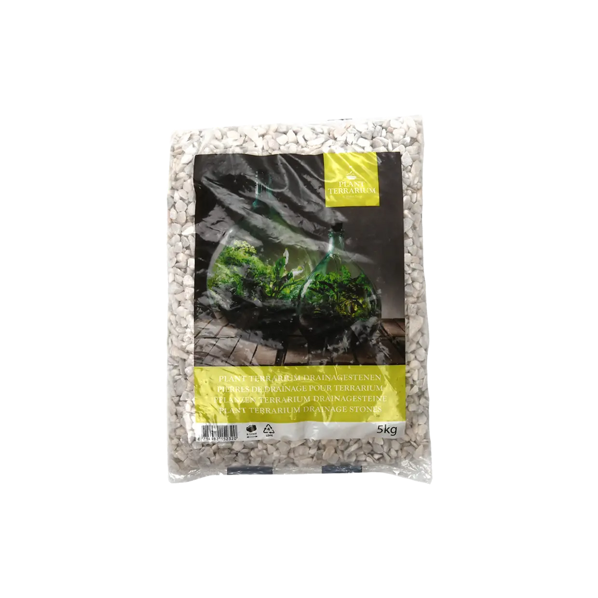 White Drainage Gravel For Terrarium - 5 Kg