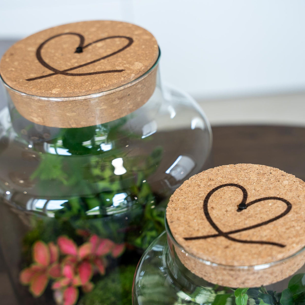 Engraved Led Cork Lid - 'Love Mom'